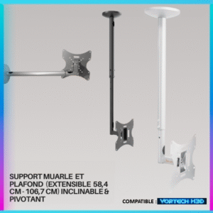 Support de fixation murale et plafond