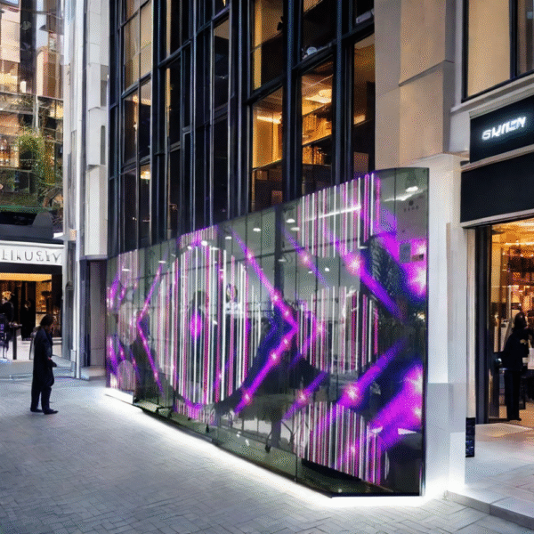 NeoLink FX – Film LED Transparent pour Animation sur Vitrine  – Image 3