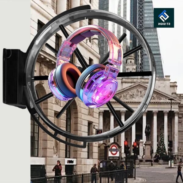 SkyLoop3D Pro - (Enseigne Signalétique Holographique 3D - IP65) – Image 4
